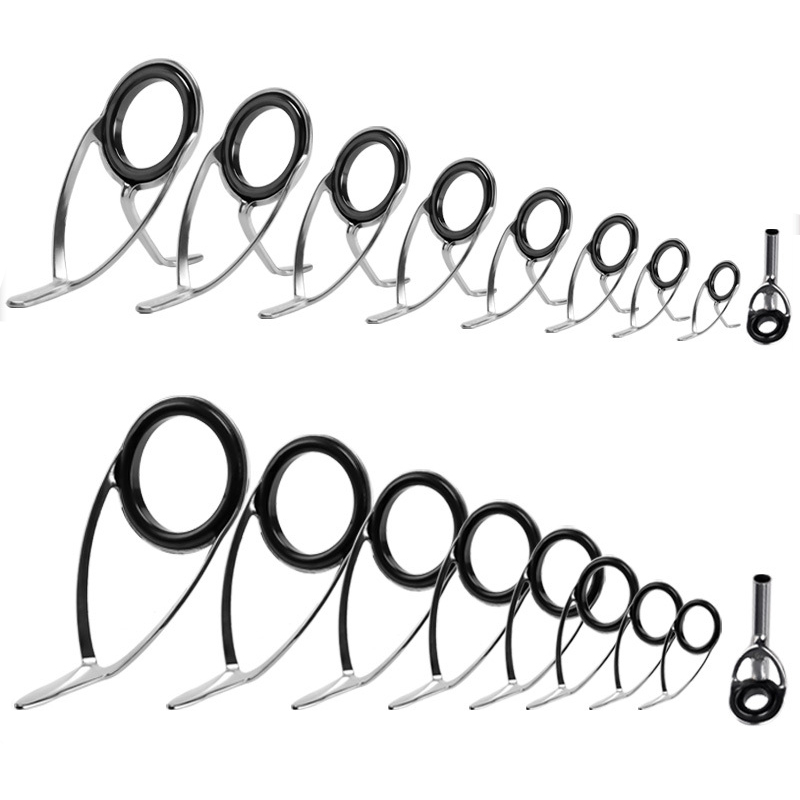 9Pcs Fishing Rod Guides Ring R - Fishing Rod Building Kit ulasan dan harga